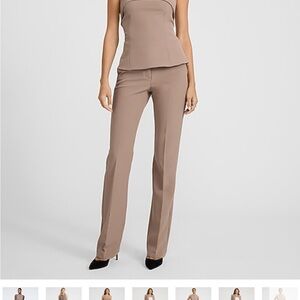 Express Editor Women's Boot Cut- Color Mushroom